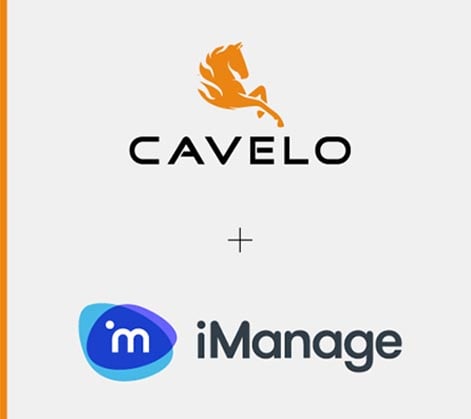 Data Protection Solutions Provider Cavelo Announces Technology Integration with iManage
